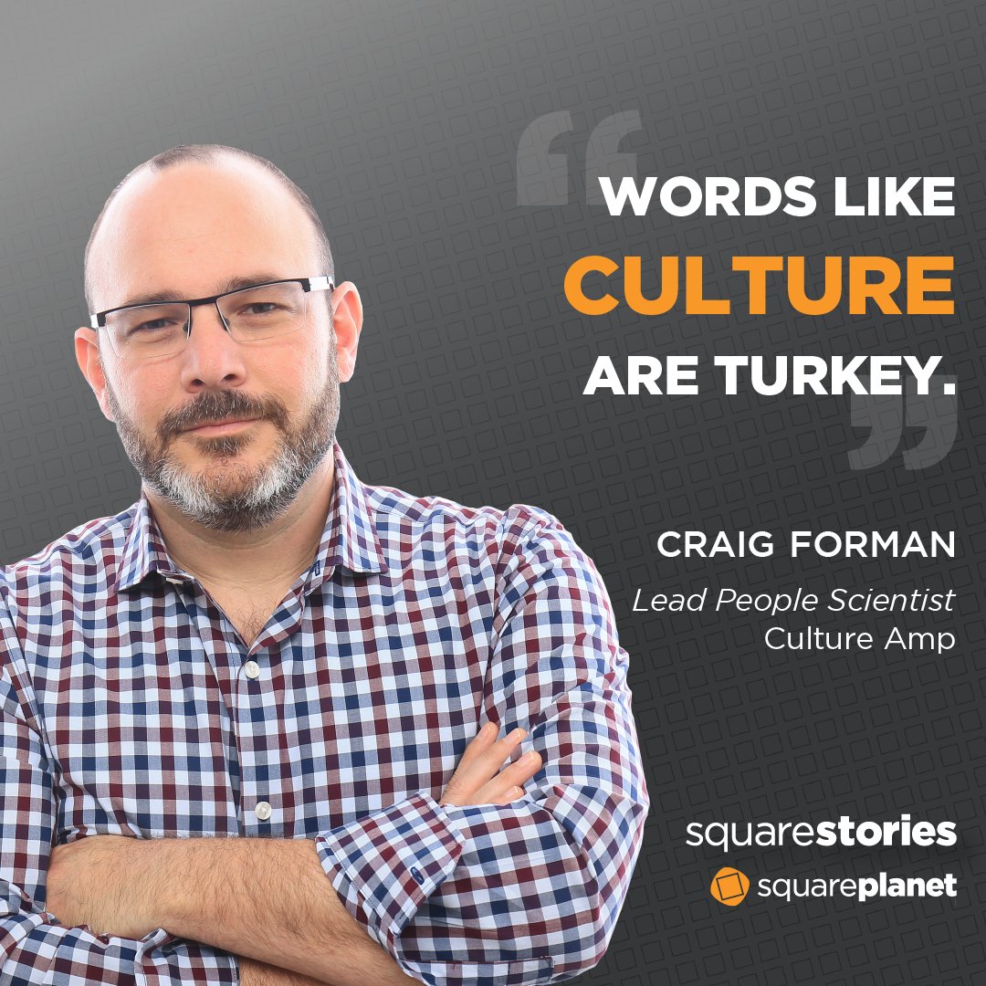 SquarePlanet's tweet image. Craig Forman: Lead People Scientist at Culture Amp, working to help the world work better by improving how we work. 

🎧New #SquareStories #Podcast Episode. LISTEN NOW! 

ow.ly/wiBf50L6YoG

#elevatepeople #squareplanet #CultureFirst