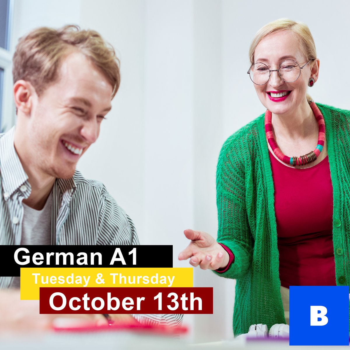 BerlitzAE's tweet photo. Join our A1 courses in JLT and online. Start speaking German with confidence and learn in a small group with a well-trained German teacher at the center or online. Experience the Berlitz method used in 650 locations in 70 countries. 

October 13th, 18:45 to 21:00 https://t.co/G5AW0e5uEV
