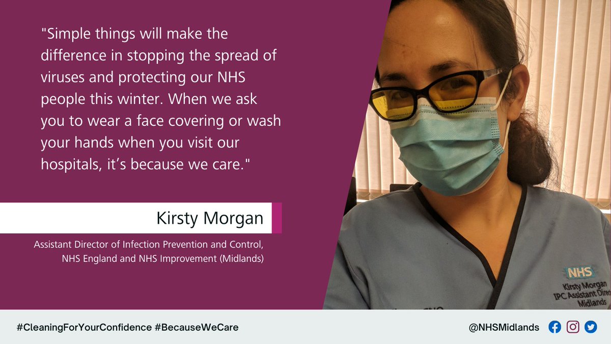 When #OurNHSPeople ask you to wear a face covering, it is to protect our staff, your fellow patients and their families.

Please help us to stop the spread of COVID-19 this winter.