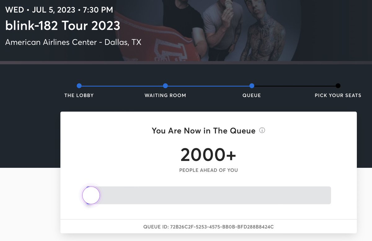 Holy queue Batman.  (Blink 182, Dallas 2023)
#Blink182 #blink182isback