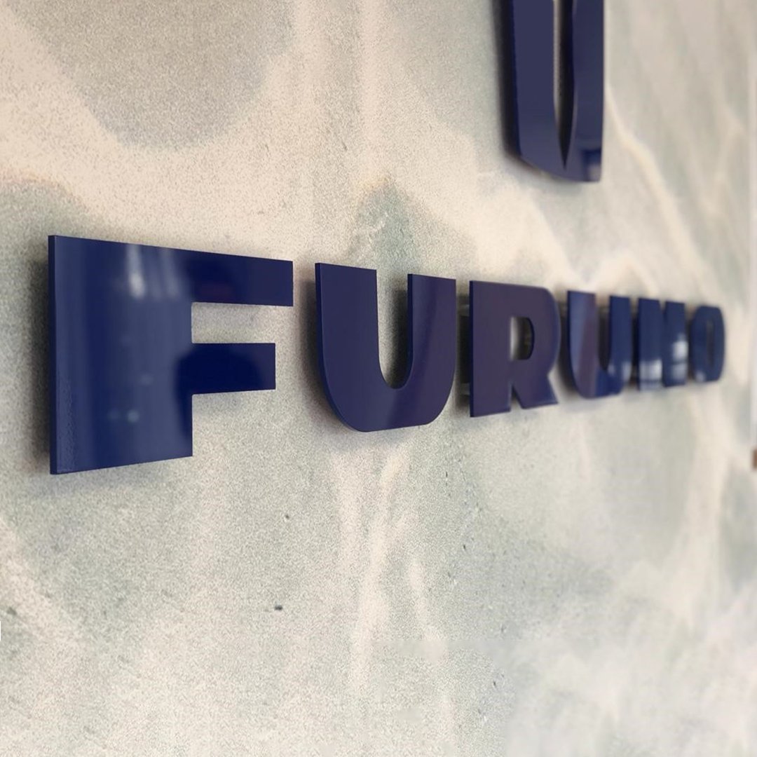 supersigns's tweet image. Helping out our friends at Furuno by installing this painted acrylic logo on stand-off locators. #signage #branding #internalsigns #chichester #westsussexsigns