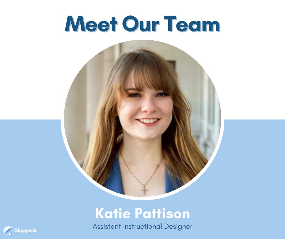 Meet our Assistant Instructional Designer, Katie Pattison! Katie uses her background in editing, research, and communications to build effective educational content.

Learn more about our team: ecs.page.link/mtYg9

#Skyeblog
#Skyepack
#SkyepackFavorites
