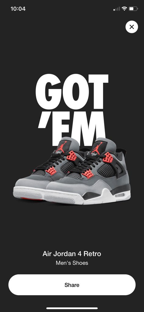 CRAZECAR1's tweet photo. @thesnkrsleaker First W ever https://t.co/MuXrGkZgvb