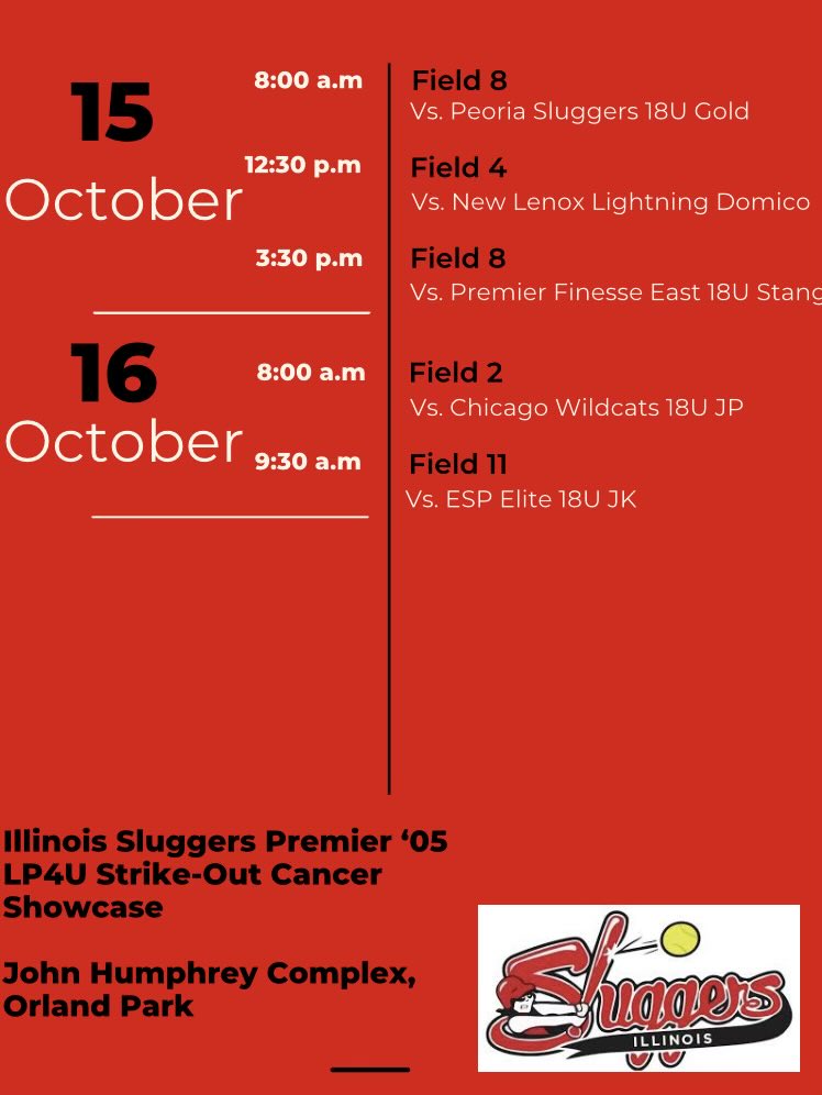 👀 Our schedule for the weekend! 👀