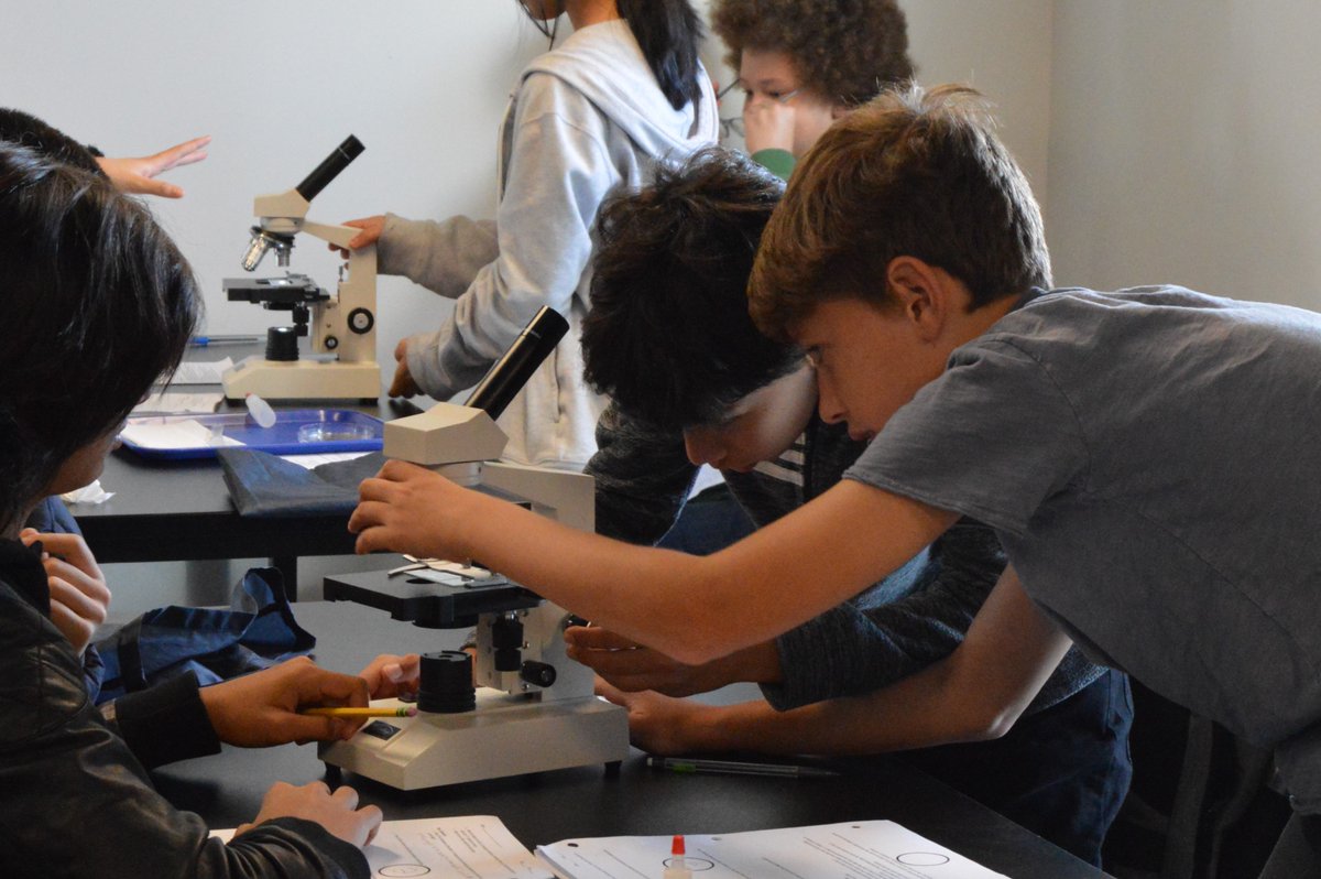 BASISIndBK's tweet image. What a pleasure to stop by Ms. Thorne's biology lab this morning at our Upper School campus. #scientistsatwork #microscopelab #teachersmakeadifference