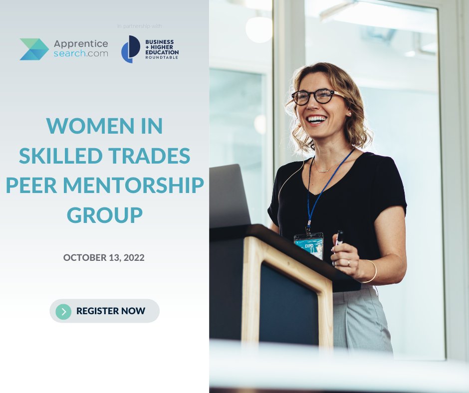 HIEC_appsearch's tweet photo. Make meaningful connections with other women in the skilled trades. Join us tomorrow for our Women in the Skilled Trades Peer Mentorship Group, registration is still open! https://t.co/51TL1w2fVN https://t.co/C59sT8l4Z7