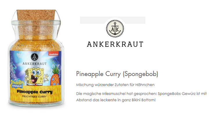peer_bieber's tweet photo. #Ankerkraut ⚓️🧂 hatte sich ja unter lautem Geschrei der Fans an #Nestlé 🍫🥫🧛 verscherbelt. 😭😝 Jetzt gibt es #Spongebob 🧽 - #PineappleCurry 🍍🟨! #N1 🥰
Link: https://t.co/2t16YD3jS0 https://t.co/H3kSvRqBkZ