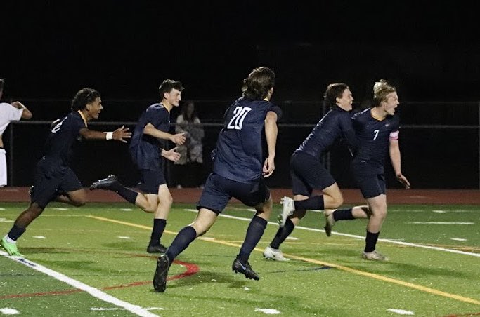 NockBoyssoccer's tweet photo. The boys charge forward into Round 2 of the MCT today. See you at Roxbury at 2:00! #peqpantherpride #full100 #family @AthleticsPTHS @pthsnation https://t.co/XDuLTwPqvr