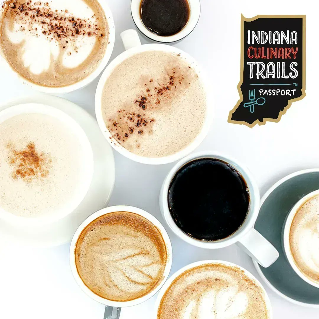 Pinkies up on the Coffee and Tea Room Trail! 

Need a latte of choices? Then use your Indiana Culinary Trails Passport on an herbal, caffeinated jaunt around the state ☕️🍵 

See the trail at bit.ly/3RcIi9Z 

#INFoodTrails <a href="/IndianaFoodways/">Indiana Foodways</a> #INIndiana