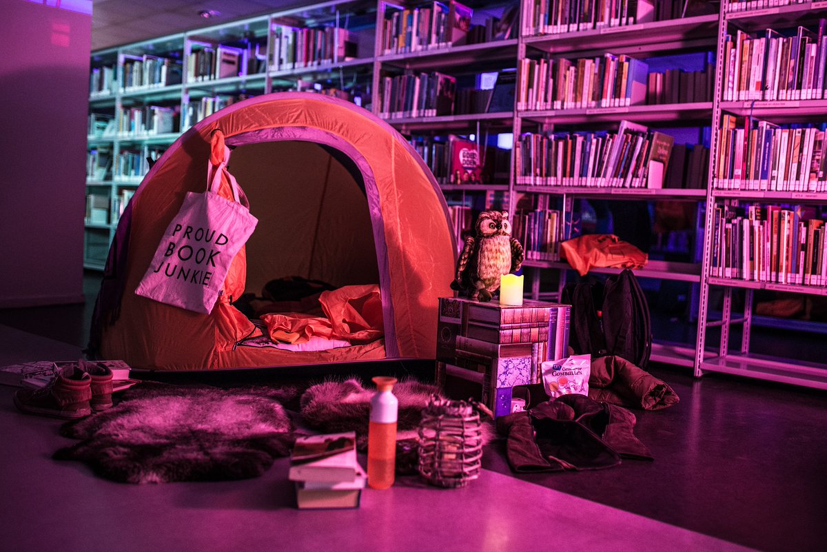 bieb024's tweet photo. Een nachtje griezelen in de bieb: wie durft?? Op zaterdag 29 oktober is er weer een Night at the Library in Bibliotheek Beuningen. Boek nu een tentje! https://t.co/Dn1SMOQQsy
#nightatthelibrary #logerenindebieb https://t.co/9TKeGHhg1C