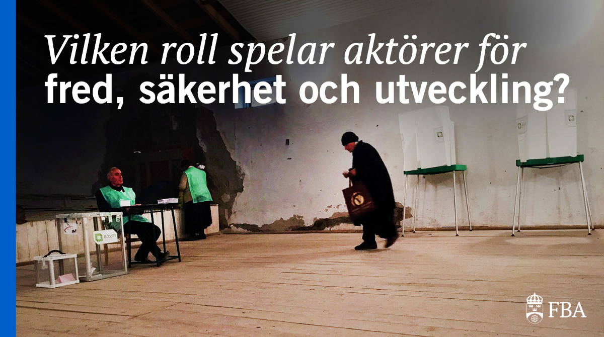 FBAFolke's tweet photo. Hur kan freds-, säkerhets- & utvecklingsaktörer bibehålla relevans och effektivitet i ett utmanade politiskt klimat där det operativa utrymmet är föränderligt och oförutsägbart?
(1/5)
#FBA20 https://t.co/FCvYeT0Ccn