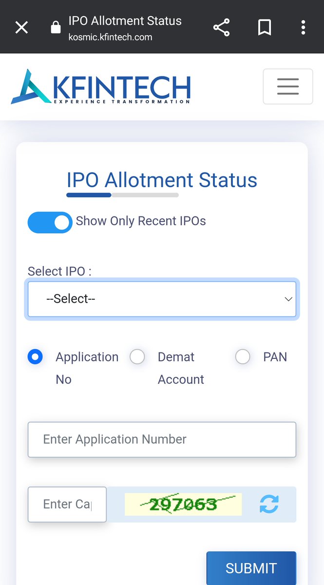 wasir_phukan's tweet photo. Check your #EMIIPO allotment here⬇️ #ElectronicsMartIndiaIPO
#ElectronicsMartIPO
https://t.co/WUisbnpRgd https://t.co/0hkE7HXLIC