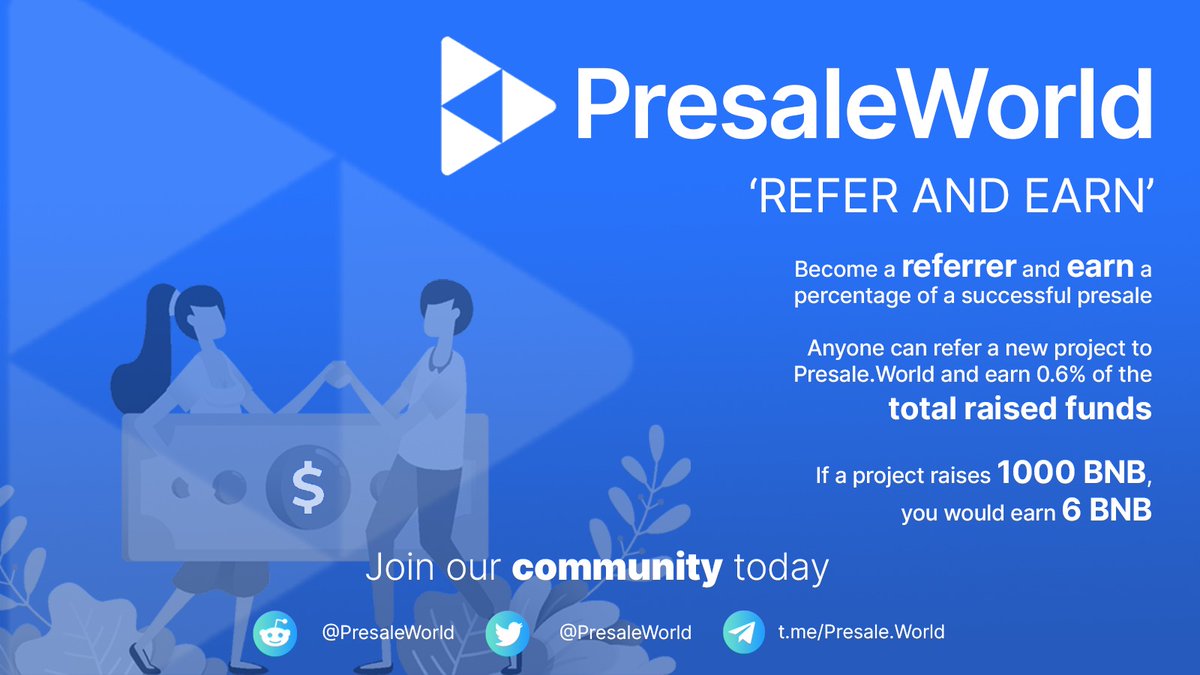 0xJowellaa17_'s tweet image. #Presaleworld the best refer and earn project! Join now and have fun earning through referring! Earning 6 BNB is a steal ✨🤑

 #LUNC #Coinbase