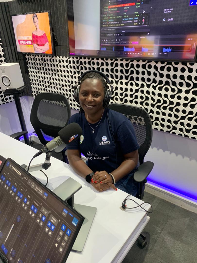 CrsRwanda's tweet photo. Under the existing collaboration between #Ingobyi and #GikuriroKuriBose programs funded by @USAIDRwanda, #GikuriroKuriBose conducted a radio talk show on Adolescent Girls and Young Women Nutrition on Kiss FM Kigali to sensitize girls and young women to improve their nutrition. https://t.co/iSIJjizq5d