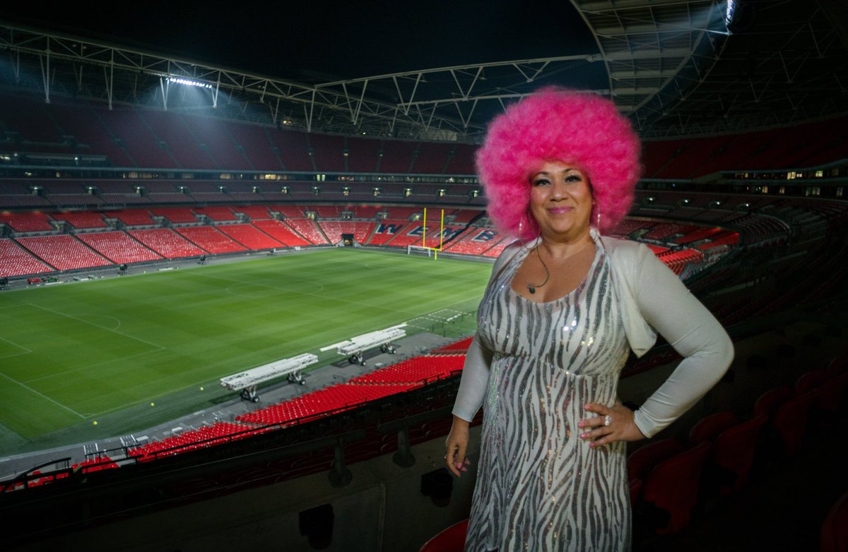MissDiscoUK's tweet photo. A few pics from backstage and soundcheck yesterday at Wembley Stadium. 💃🏽🍸🕺🏻🙌

#missdisco  #wembleystadium #gig #disco #funk #soul #party #partyband #discoband #eventsplanner #eventsprofessionals @South_Mill_Arts @Bockingtheatre https://t.co/c2Q8WHVT0f