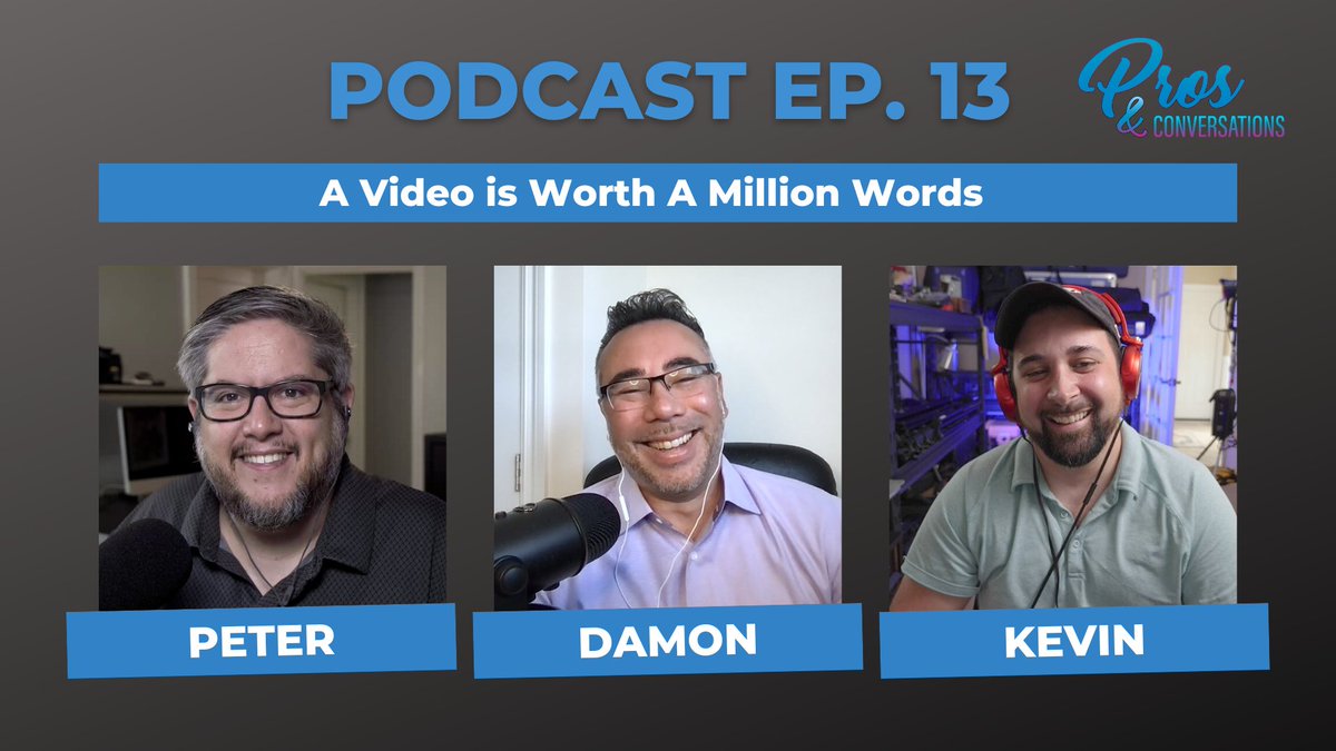 FTRP's tweet photo. Ep.13 A VIDEO IS WORTH A MILLION WORDS - Video producer Kevin Luiz discusses how to create a successful video for your business and strategies for making your video business successful.  

Watch on YouTube: https://t.co/J5BZFjT44f
Listen here: https://t.co/gEMtegEvkz https://t.co/BsFRBbPb8j