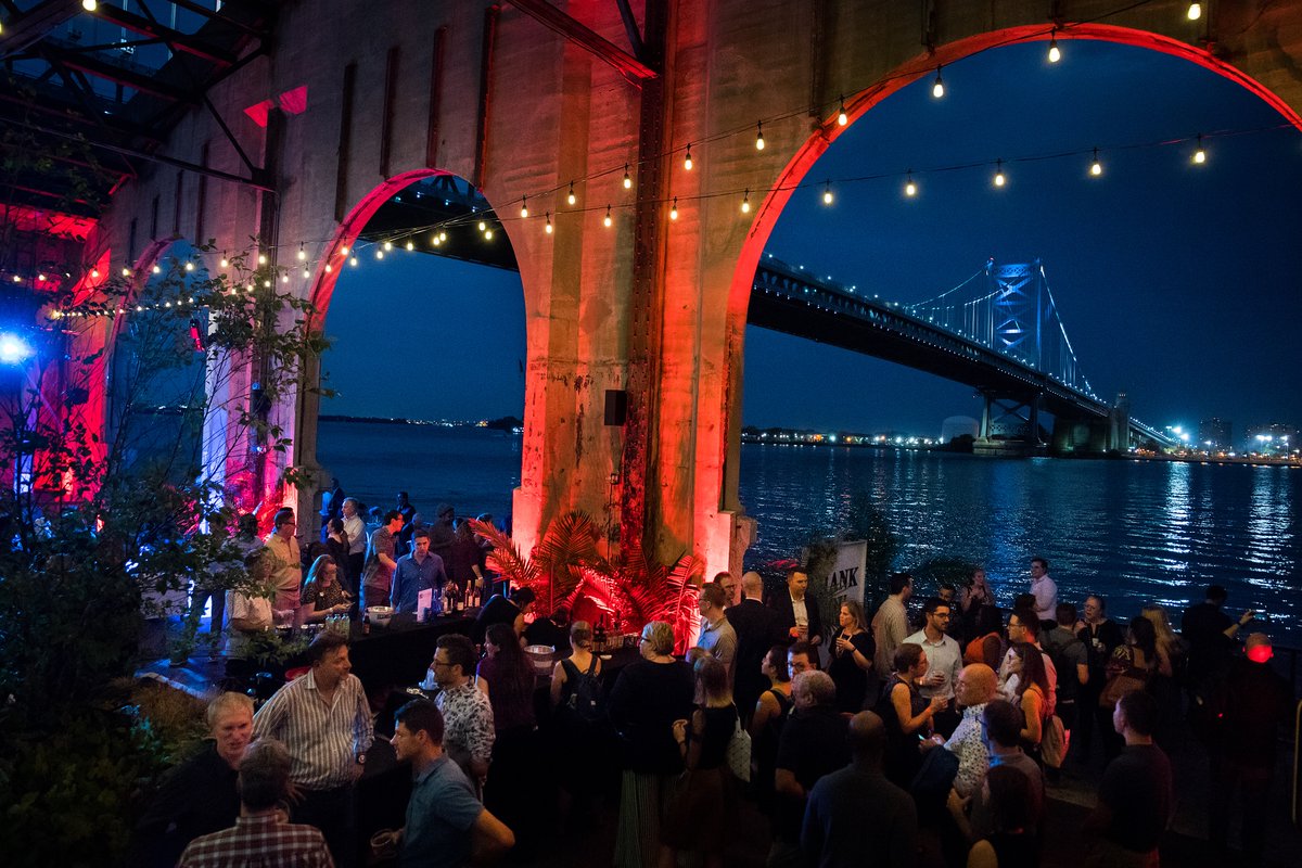 DesignPhiladelphia (@designphilly) on Twitter photo Tonight's the DesignPhiladelphia Kickoff Party! And it's not too late get tickets.
Join us at <a href="/cherrystpier/">Cherry Street Pier</a> to get the first look at the installations & socialize with the design community. Thanks to sponsors @paralleledge, @brickworksbp & <a href="/TwoRobbers/">Two Robbers Spirits Co.</a>. bit.ly/3VikiWb Tonight's the DesignPhiladelphia Kickoff Party! And it's not too late get tickets.
Join us at <a href="/cherrystpier/">Cherry Street Pier</a> to get the first look at the installations & socialize with the design community. Thanks to sponsors @paralleledge, @brickworksbp & <a href="/TwoRobbers/">Two Robbers Spirits Co.</a>. bit.ly/3VikiWb