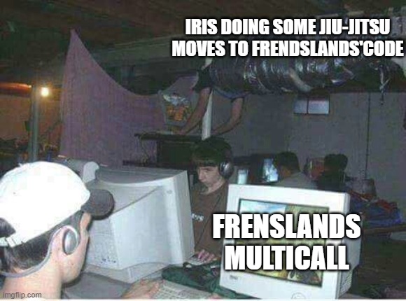 Gm frens, we’re currently implementing multicalls and refactoring Frens Lands' code. It’s hard but don’t worry we have Iris’s well known techniques that are helping us a lot😃. Should update soon :)