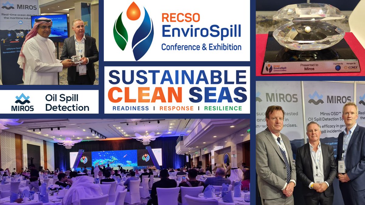 mirosgroup's tweet photo. We already had 2 great days at @RECSOEnvirospil and are looking forward to meeting you at ➡️ stand 16 for the last conference day 13th Oct. Let's talk more about #EarlyResponse #SpillTechnology #SpillSurveillance #AutomaticAlarms for quick mobilisation and successful #cleanup https://t.co/AQ14ItSpLc
