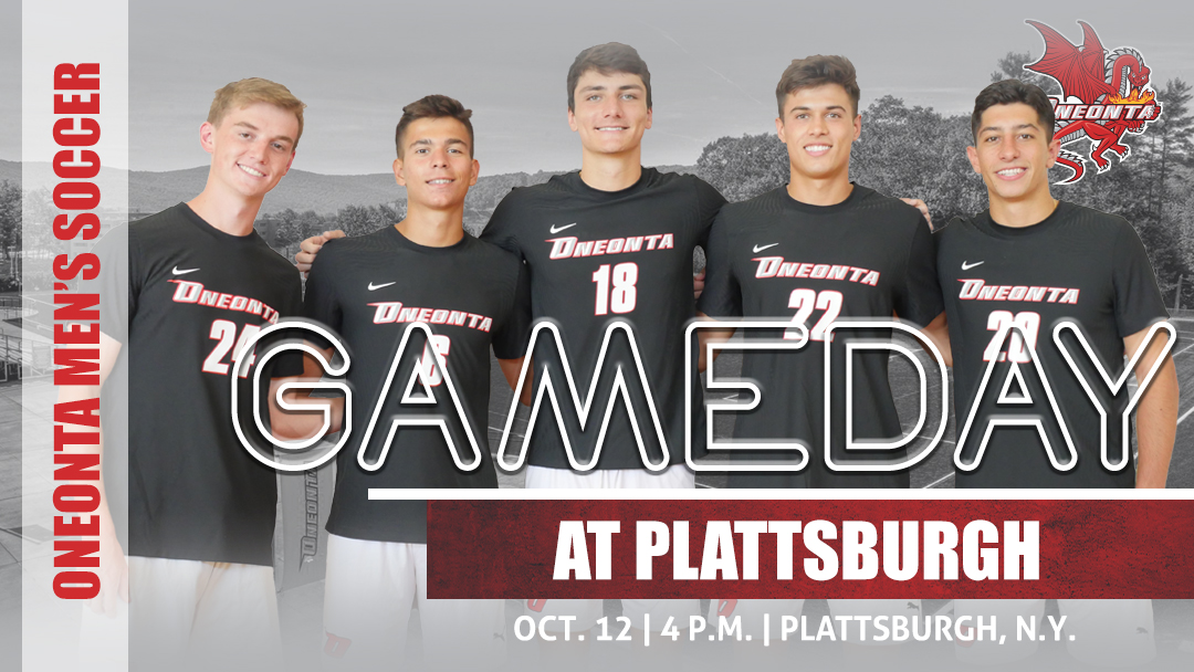 Game day! <a href="/Oneonta_MSoccer/">Oneonta Men's Soccer</a> travel to their final regular season road contest against Plattsburgh at 4 pm! #HereWeGoO #d3soccer