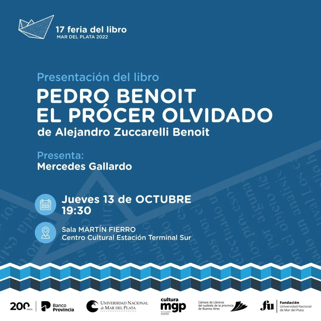 ¡Más propuestas para este jueves en la Feria! 
Mira el programa completo en este enlace:  ferialibromdp.org.ar