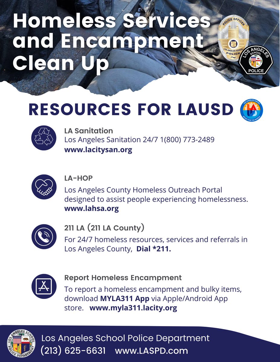 LA School Police tweet media