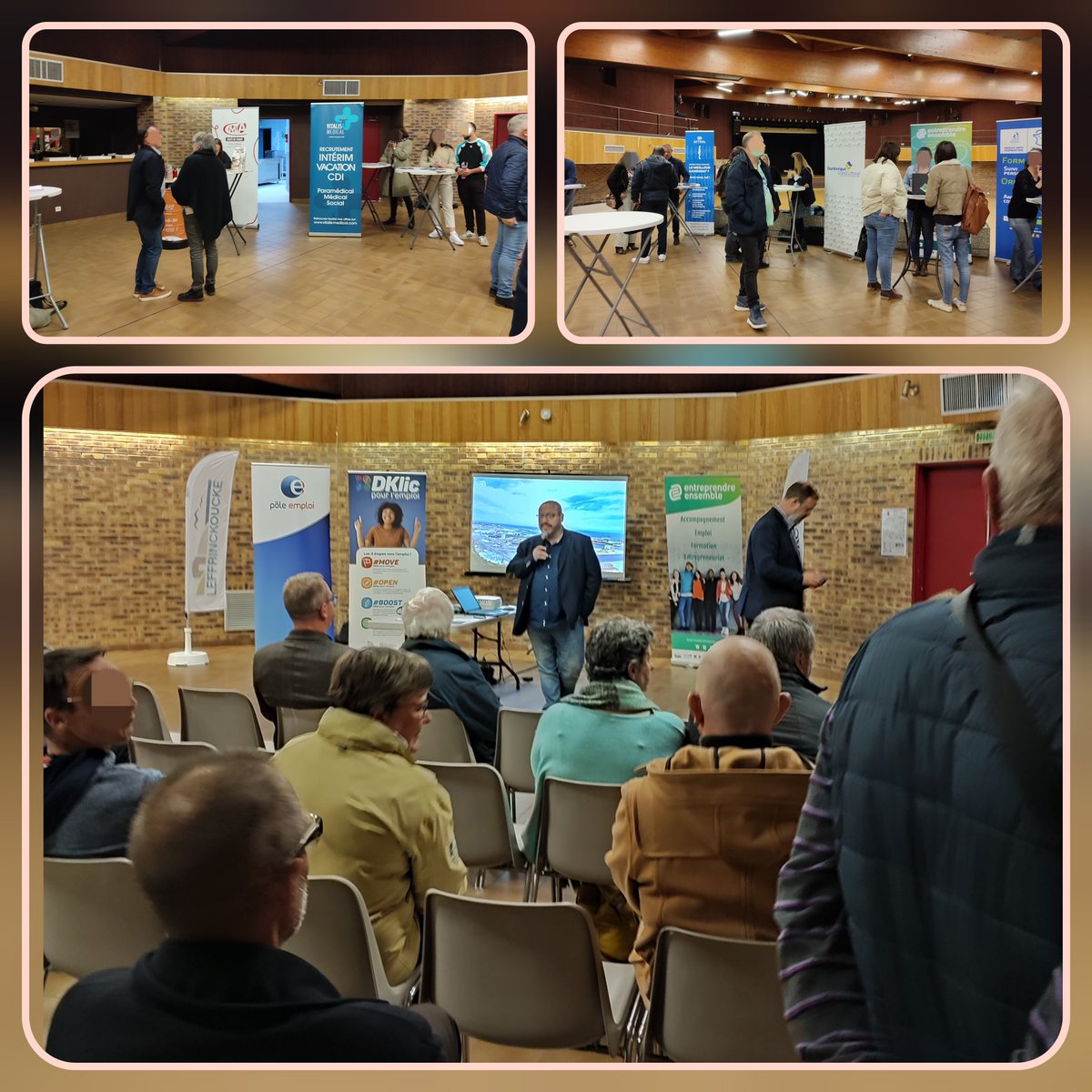 ➡️ Hier s'est déroulée la #SoiréeDelEmploi à  #Leffrinckoucke
➡️ Une soirée de partage avec la population locale venue s'informer sur les futures implantations d'entreprises sur notre territoire, porteur de plusieurs milliers d'emplois
⏰ RDV le 18 octobre à #CappelleLaGrande