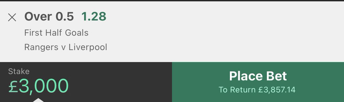FryTrades's tweet photo. Champions league⚡️
Liverpool vs rangers⚡️
First half goal⚡️ https://t.co/EXc9KqDl2G