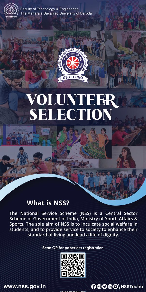 nss_techo's tweet photo. Paying back to the society by a smallest act can be service to the nation.

Here, is where National Service Scheme comes into picture. NSS is a central sector scheme, working under Ministry of Youth Affairs and Sports, Gov of India for community.

#volunteerselection
#NSSTecho https://t.co/ot76J7Ptsp