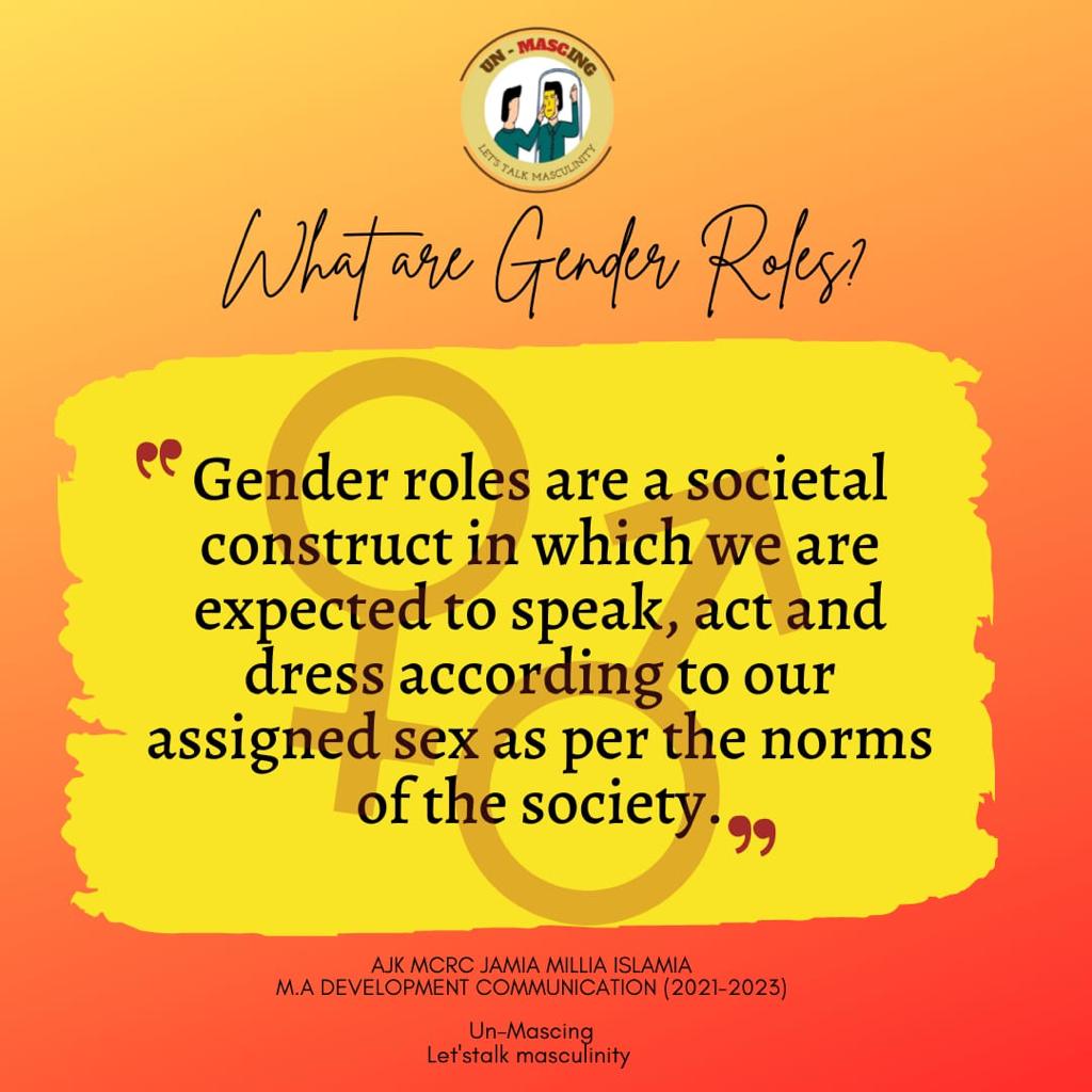 un_mascing's tweet photo. What are gender roles?
Gender roles refer to the set-societal standards that come with one’s gender. Like gender, such roles are also a construct and bears no sound argument.
#masculinity #unmascing #toxicmasculinity #unlearn #detox #breakingstereotypes #mentalheath #awareness https://t.co/eeMvlyO36s