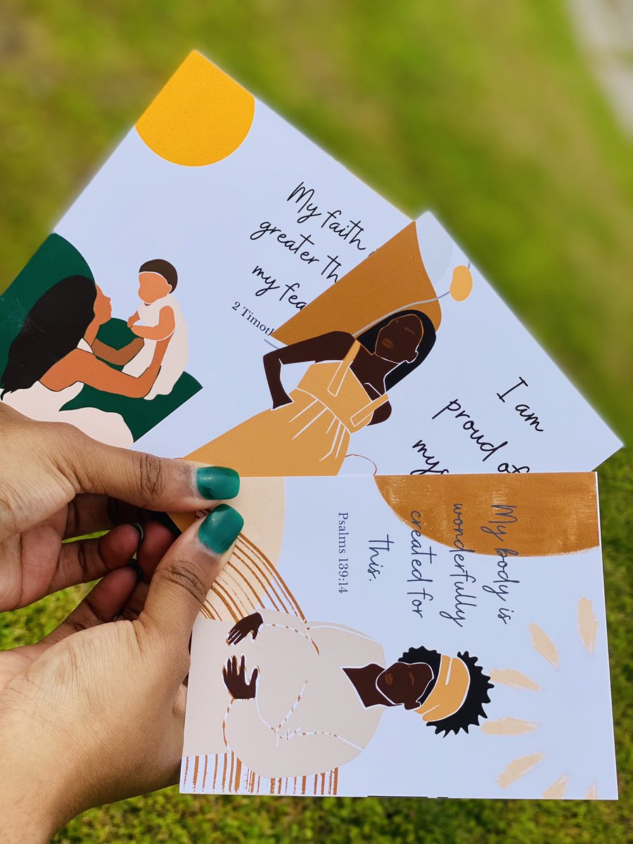 Ohh_Yanna's tweet photo. Christian Birth Affirmation cards are still available! Order yours now! https://t.co/pk1qa0xYk6
#birth #BlackBirth #GodLedBirth #birthaffirmationcards #affirmations #scriptures https://t.co/8Xu8LfG7mI