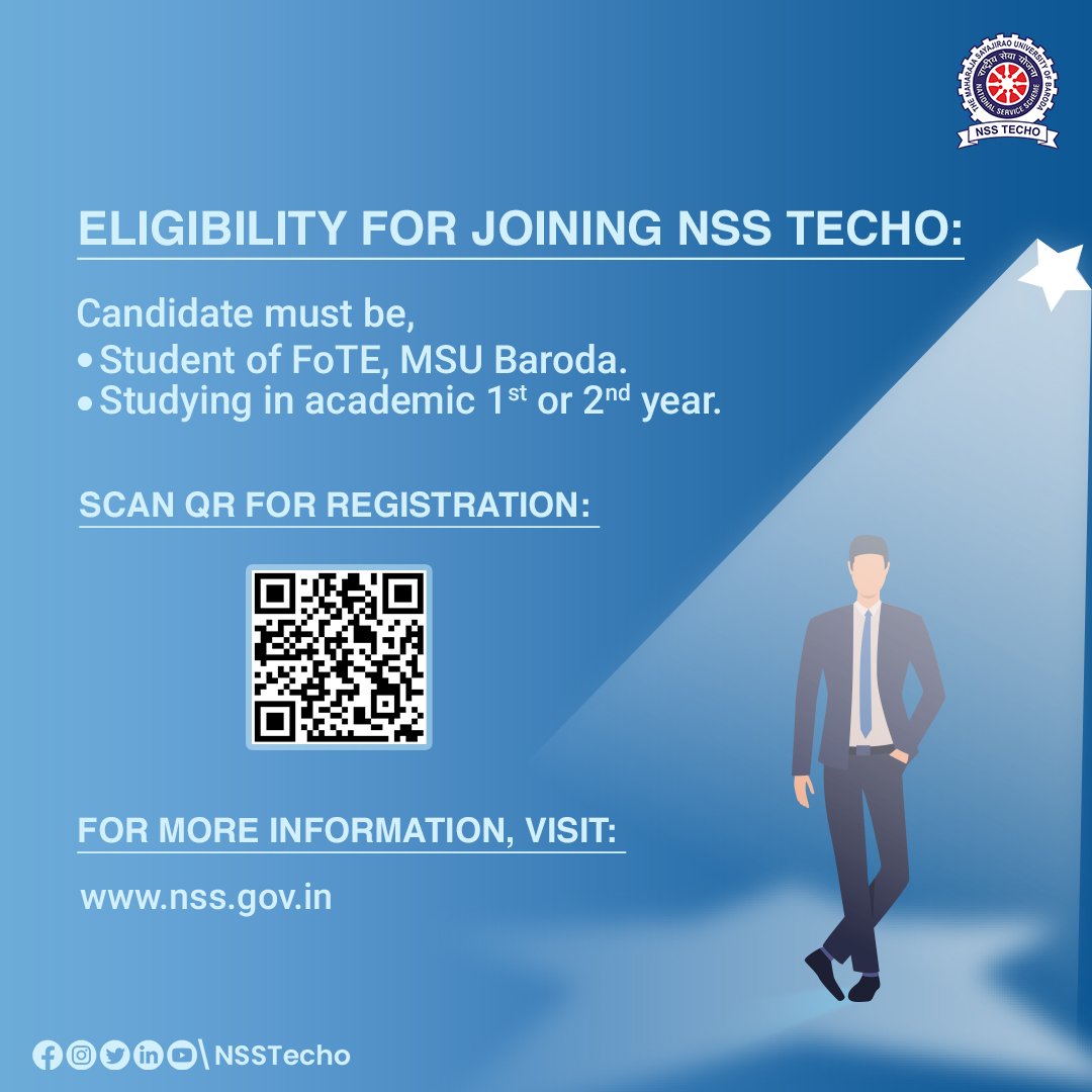nss_techo's tweet photo. Paying back to the society by a smallest act can be service to the nation.

Here, is where National Service Scheme comes into picture. NSS is a central sector scheme, working under Ministry of Youth Affairs and Sports, Gov of India for community.

#volunteerselection
#NSSTecho https://t.co/ot76J7Ptsp