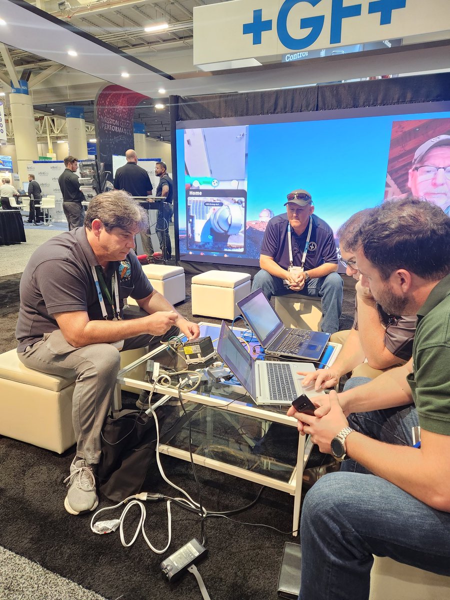 VTScada's tweet photo. It's B.Y.O.E. (bring your own equipment) day at the #WEFTEC booth!
#VTScada #industrysmostpowerfulscadasoftware https://t.co/aXkECDGEF9