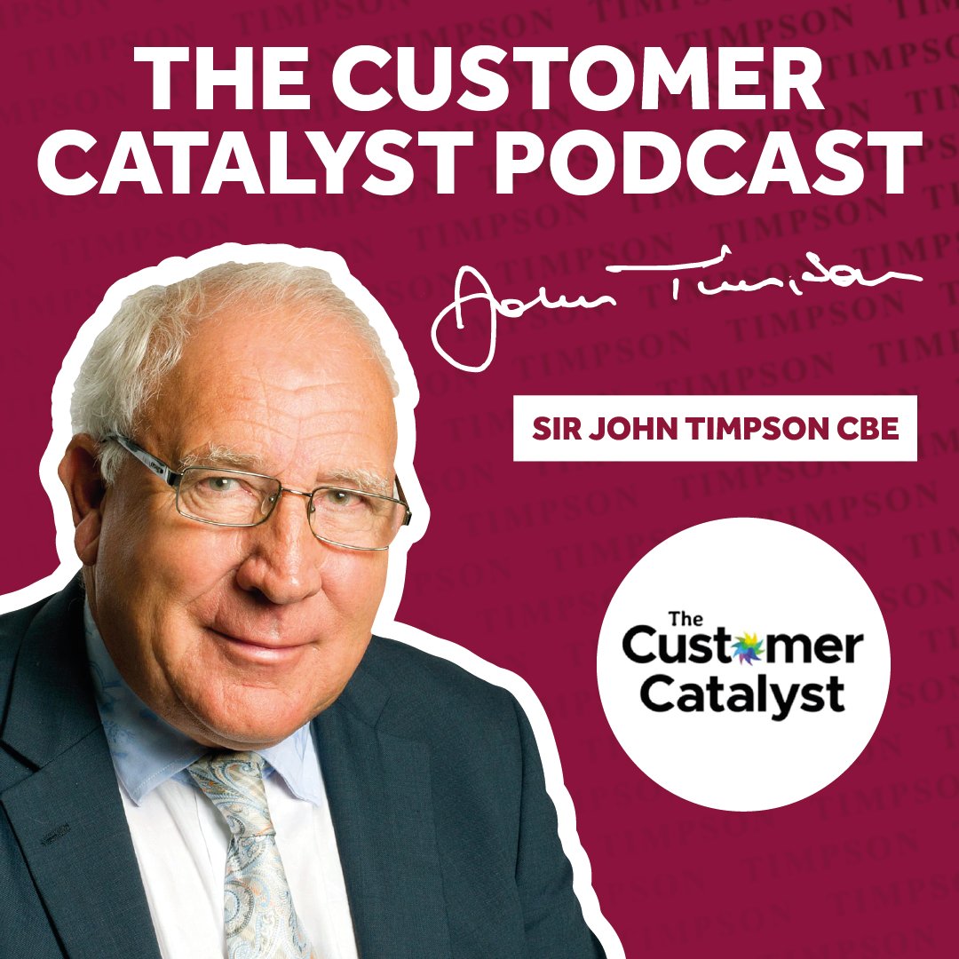 Listen to Sir John Timpson’s insightful interview with Daniel Bausor on The Customer Catalyst Podcast to hear his retail stories! It’s jam-packed with all kinds of useful things 👏 Listen here 👉bit.ly/3EuBzpd @thecustcatalyst