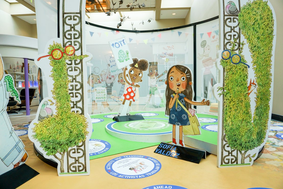 Questioneers of all ages can be a leader with Sofia Valdez, Future Prez in the exhibit The Questioneers: Read. Question. Think. PLAY! Plan your visit: kidzuchildrensmuseum.org/traveling-exhi… #uplacenc #universityplace #chapelhill #chapelhillnc #kidzu #TheQuestioneers