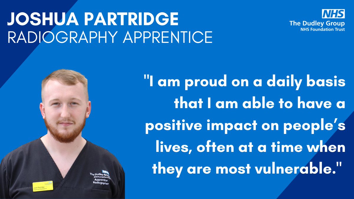 Our AHPs have such an important role in the patient journey and Joshua is proud to play his part. #AHPsDay2022