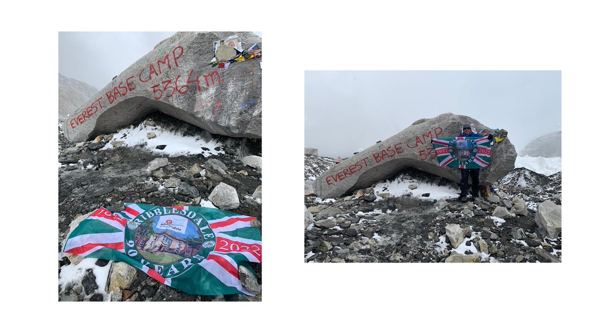 Look how far our 90th Anniversary flag has travelled.... Everest Base Camp!! A massive well done to Mr Neesham (our Site Manager) on this epic trek!  We have been closely following your adventure and are looking forward to hearing all about your journey! #everestbasecamp