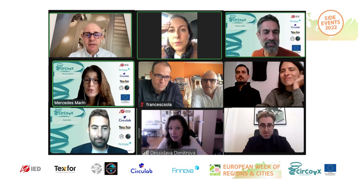 CirCoAx_'s tweet photo. 🟠#EURegionsWeek🟢

Changemakers for Regenerative textiles🌿🧶

#CirCoAX30 discussed on #relocation &amp; #degrowth as well as called for a greener EU, where citizens support European fashion and textile industries committed to circularity.

➕info: https://t.co/63d4eHqyIP https://t.co/pdi0H5h216