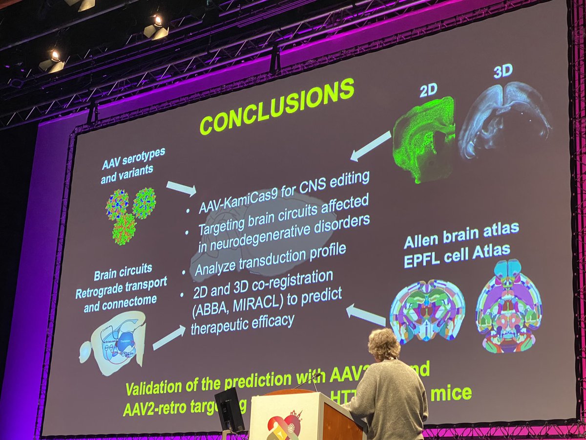 michael_duerr's tweet image. Learned a lot about new #gene #editing strategies on #huntington disease with #AAV Kami #Cas9 and with the help of human brain atlas to predict efficiency. Great educative talk-thanks to Nicole Deglon #ESGCT2022
