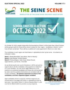 seineriverteach's tweet photo. We asked each of the candidates in the upcoming @seineriversd Trustees election to respond to a short questionnaire, and we thank those that took the time to respond. Read their answers in our special edition of The Seine Scene newsletter: https://t.co/eBh0s7Hzz2 #LocalChoices https://t.co/vnqDmt7YfU