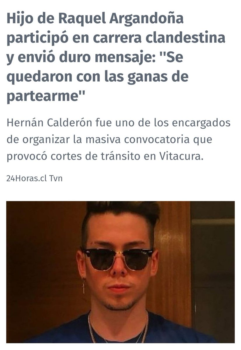 Christophe_Patr's tweet photo. Seria rescatable y rememorable que la prensa recuerde a unos de los tantos que organizaron carreras clandestina en Stgo...
#MuchoGustoMega https://t.co/oZsGLadD7G