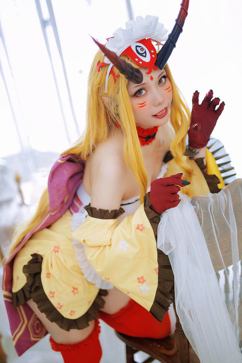 クリアランス人気商品 FGO 茨木童子 水着 コスプレ衣装 ウィッグ込