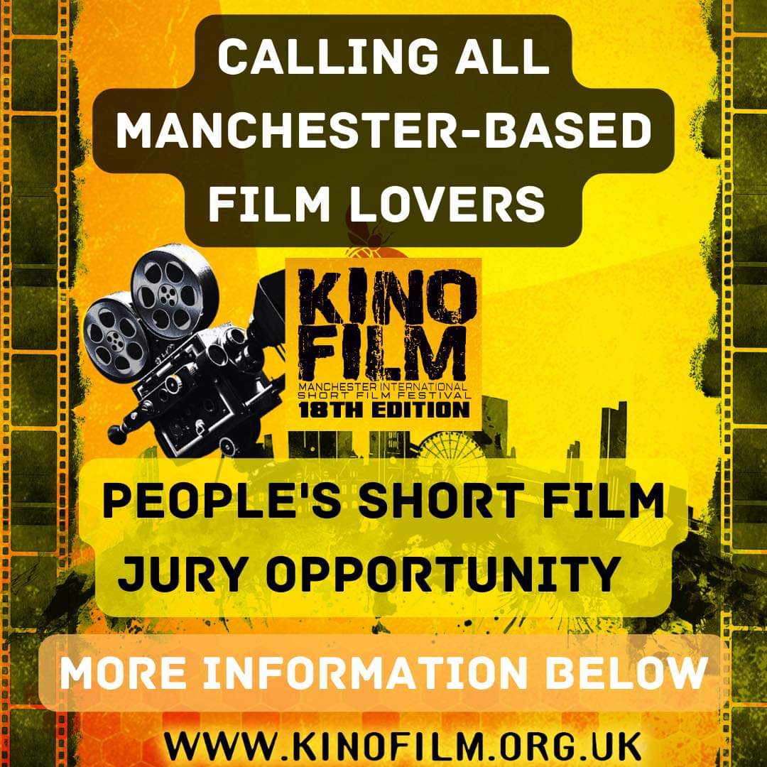 📽️PEOPLE’S JURY OPPURTUNITY WITH FREE FESTIVAL PASS📽️

Are you someone who loves watching, reviewing and talking about film? And all for completely free?

Kinofilm Festival have the perfect opportunity for you!

 Wanna be a juror please email kinofestival.manager@gmail.com
#film