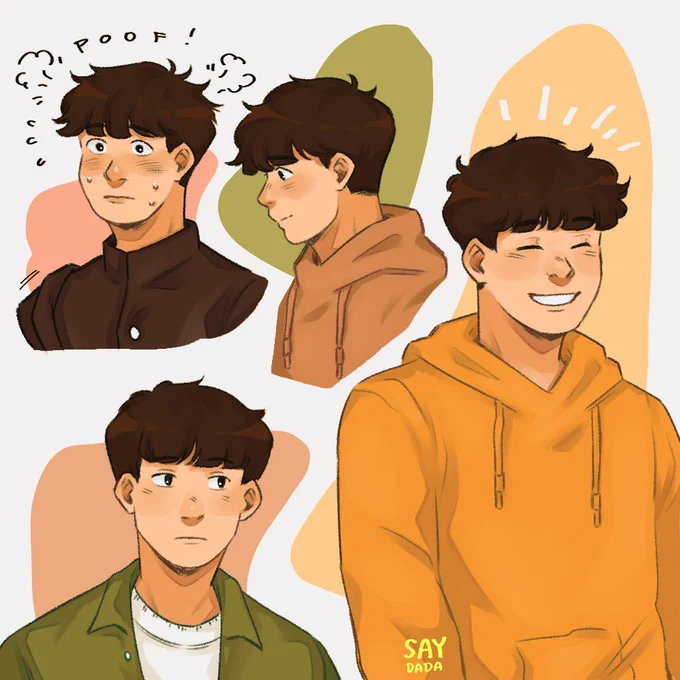 my boy has returned! (+terumob date sketches) 