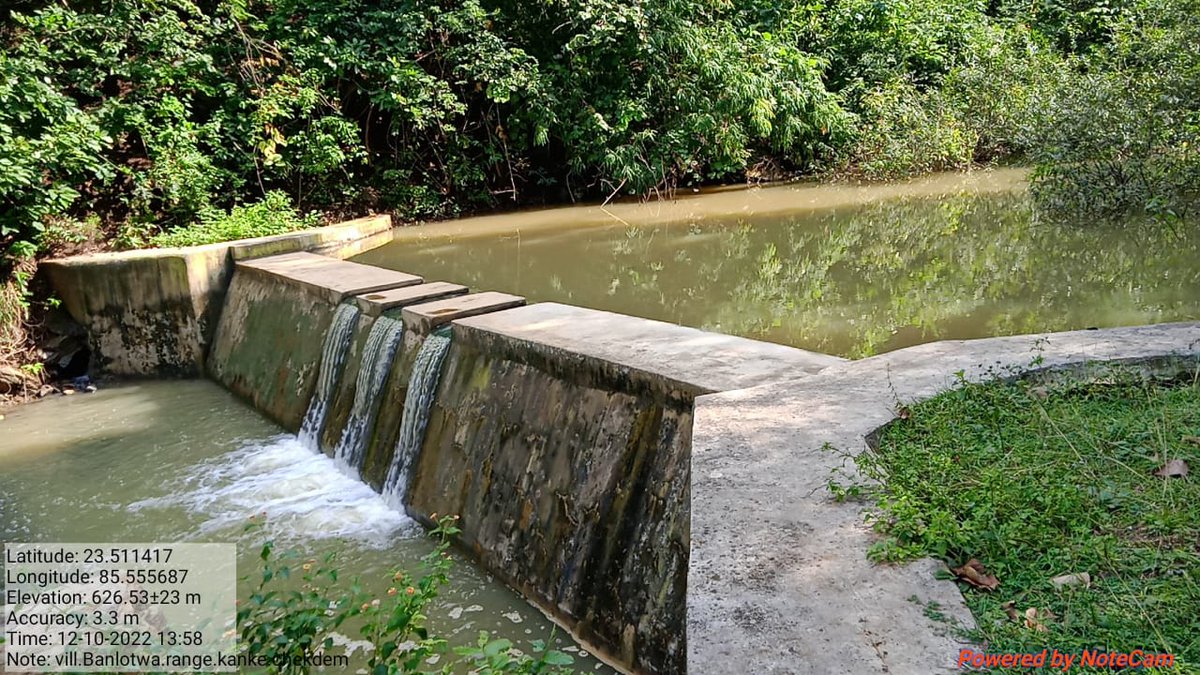 dfogumla's tweet photo. बनलोटवा, कांके में जल संग्रहित कर रहा ये चेक डैम। रांची के जंगल। 
@moefcc @JharkhandCMO @JharkhandVan https://t.co/mRolr45dY9