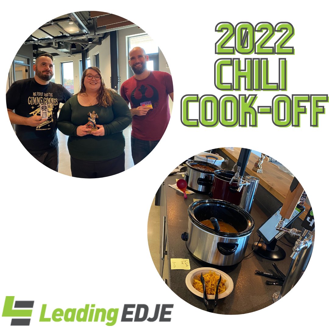 LeadingEDJE's tweet image. Yesterday we hosted our annual Leading EDJE 2022 Chili cook-off! We had so much fun &amp;amp; ate way too much Chili! Congratulations to our 3 winners &amp;amp; thank you to everyone who participated! @abbyaha
#culturematters  #RealFunGeeks #chilicookoff #gettogedjer