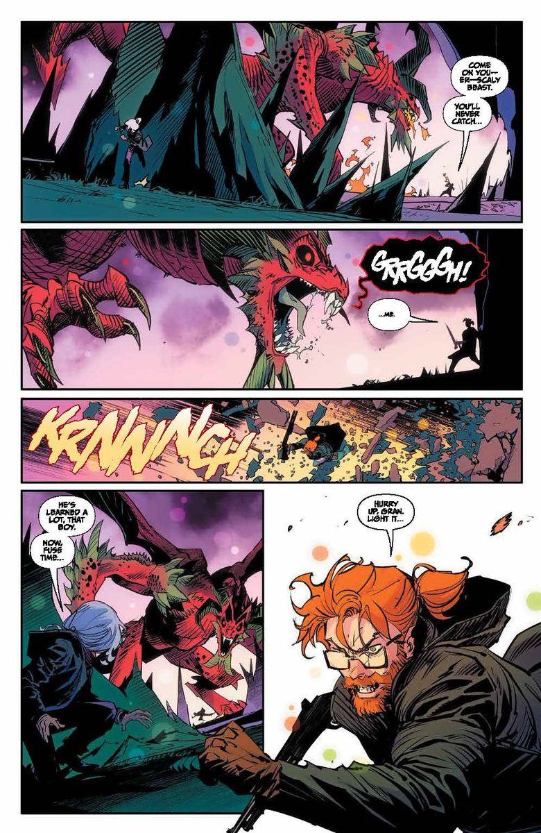 Once and future #30 final issue is out today, was a pleasure to work with @kierongillen @TBonvillain @DafnaDOOM @eDukeDW and everyone at @boomstudios , I'm very proud of the series, I learned a lot and I'm happy that I was able to do 30 issues, thanks to everyone who read it 