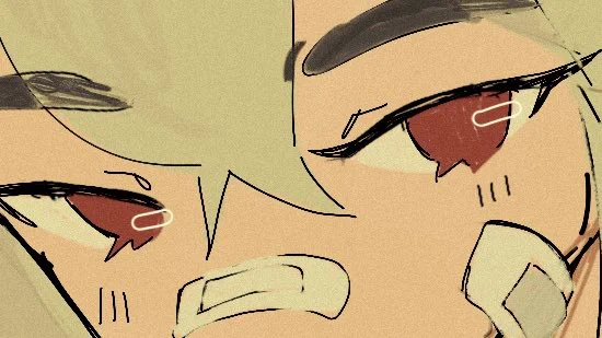 WAIT I JUST REALISED- HIS EYES … no way .. 