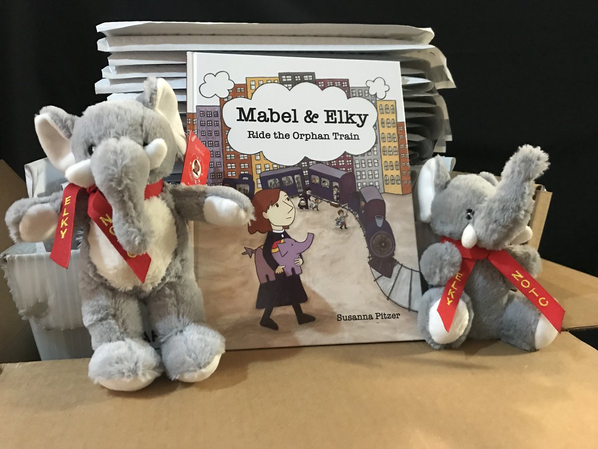 OrphanTrainDepo's tweet photo. Mabel and her toy elephant, Elky, rode the orphan train to Missouri in 1901. Elky has been hard at work telling their story in the Education Station for almost a year, and it is time for her to get some rest! But don't worry - we still have their story available in our gift shop. https://t.co/JwFyMGpuUQ