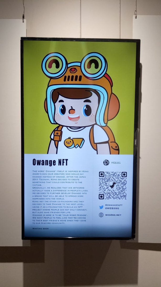 web3sg's tweet photo. 🍊 OWsome News Alert  📣

OwangeNFT x Web3SG

We're giving out 2 Owange WL spot!

Rules👇
1️⃣ Follow @OwangeNFT @OwangeToshiro @web3sg  
2️⃣ Like &amp; RT with notifications on!
3️⃣ Tag 3 or more friends!

Winners will be announced in 48 Hours ⏳ Best of luck! https://t.co/1moYSHDxFX